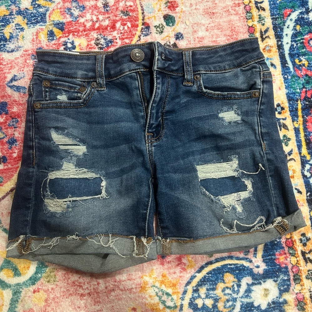 American Eagle Blue Denim Shorts